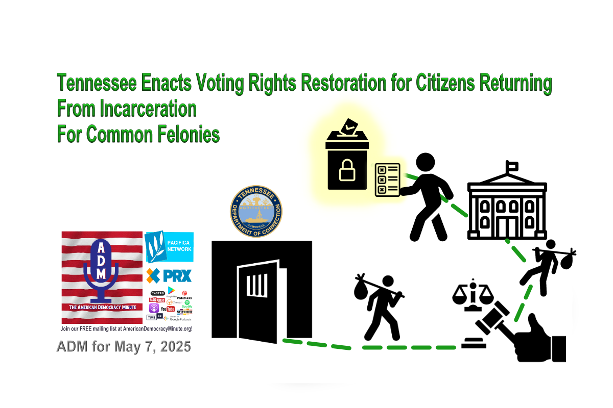 Tn Rights Blog Tennessee Enacts Voting Rights Restoration for Citizens Returning from ...