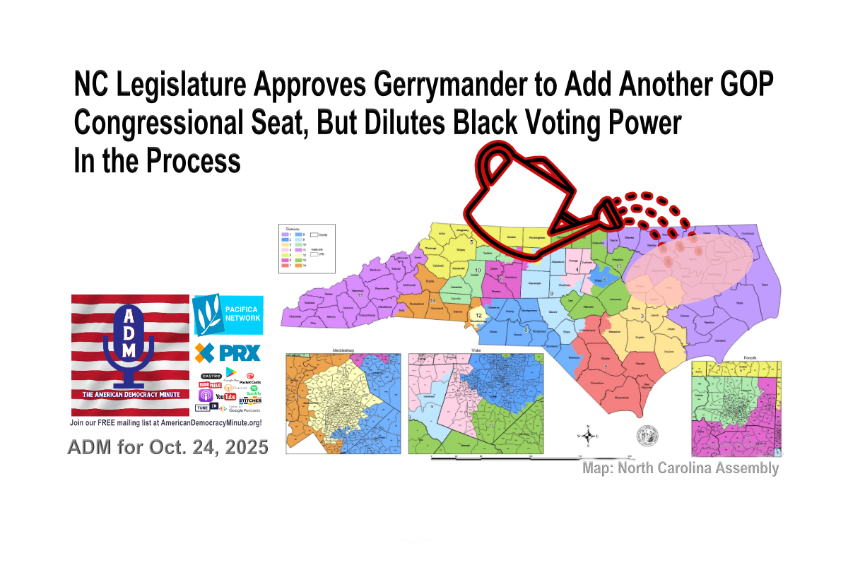 NC Legislature Approves Gerrymander to Add Another GOP Congressional ...