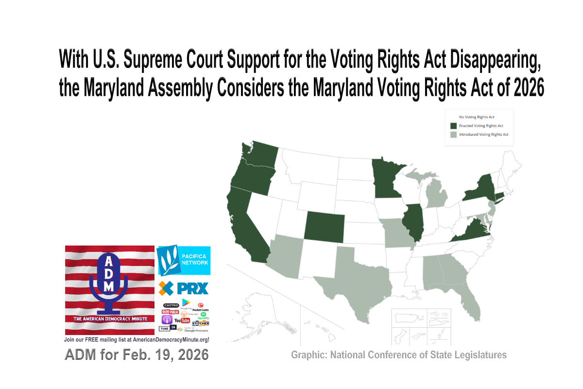 With U.S. Supreme Court Support for the Voting Rights Act Disappearing ...