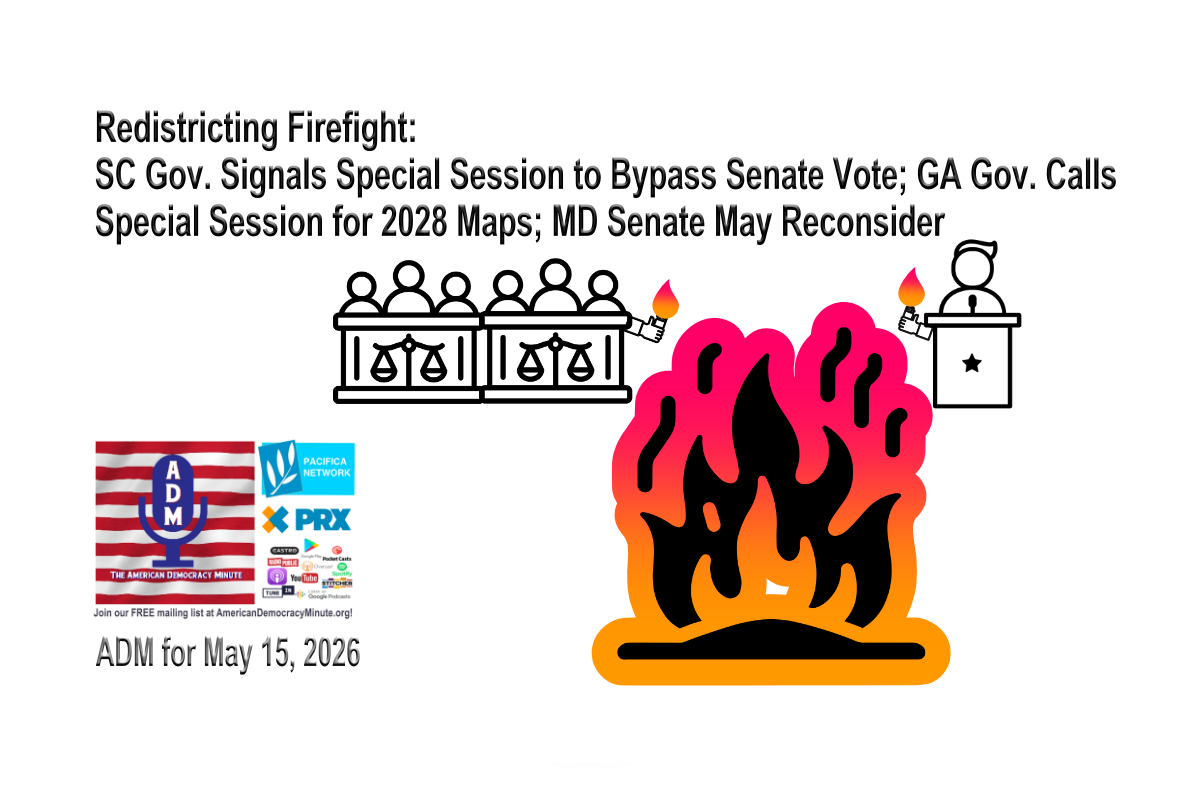 Redistricting Firefight: SC Gov. Signals Special Session to Bypass ...